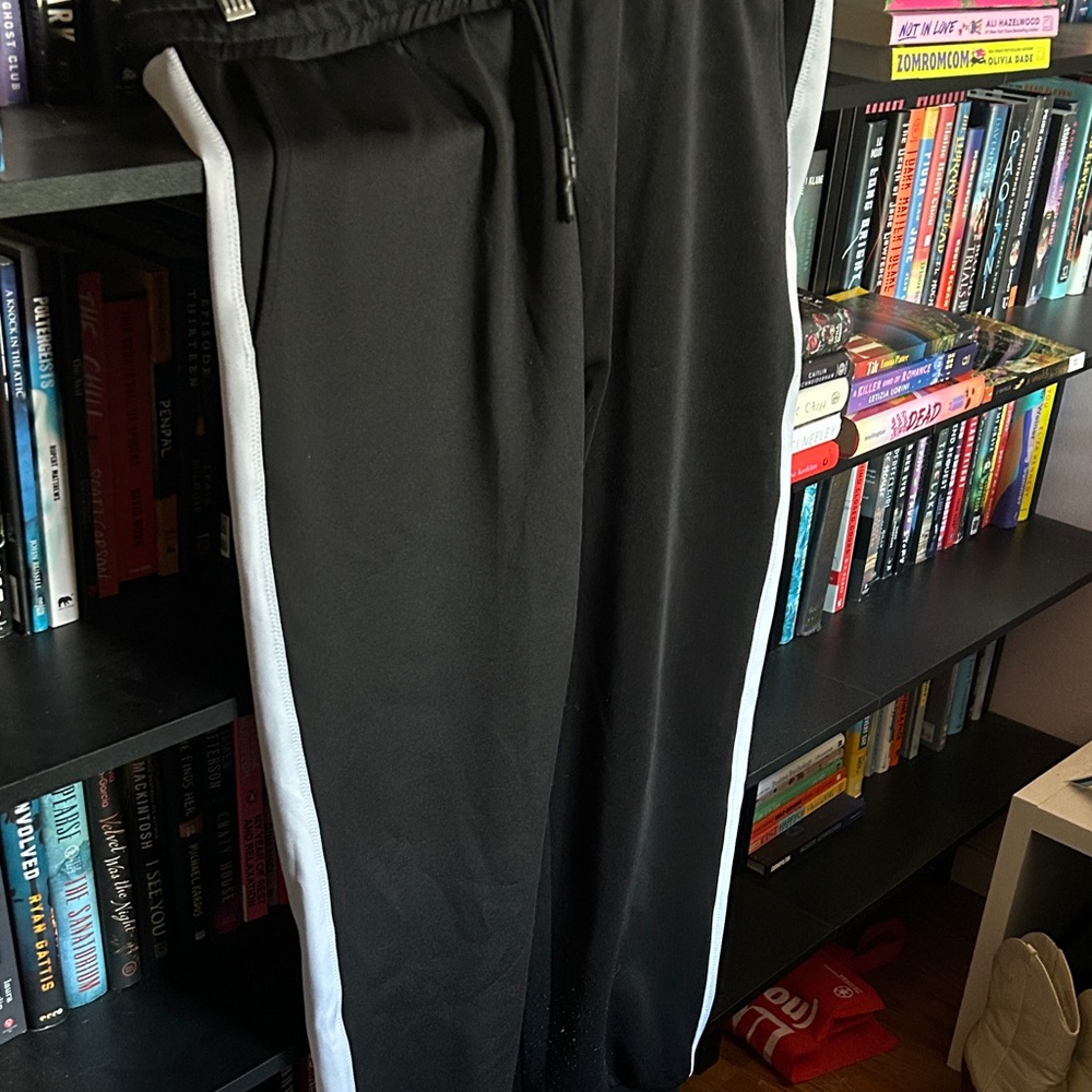 Karl Lagerfeld Black and White Sweatpants